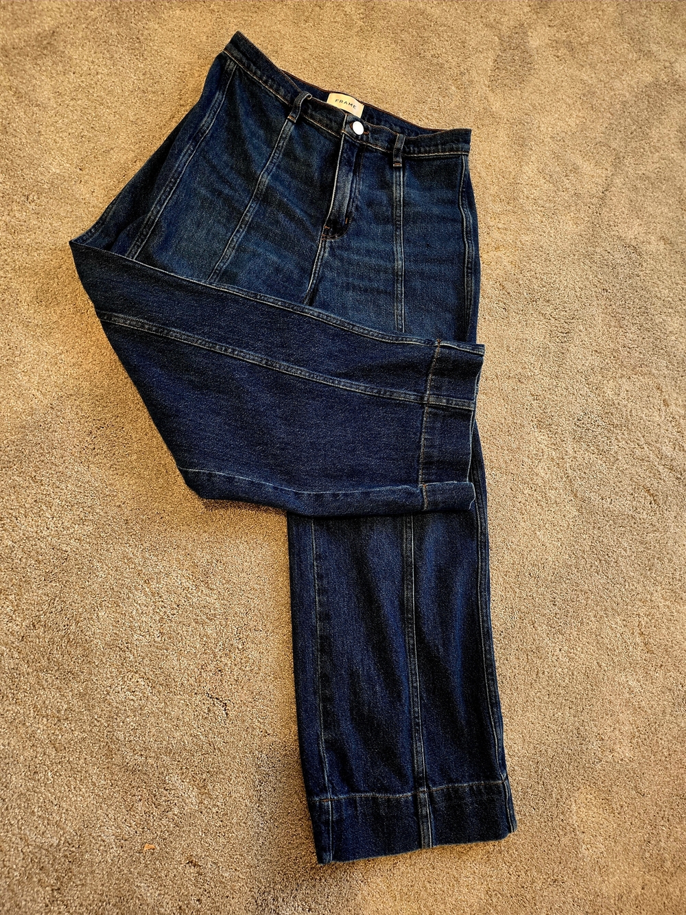 Frame Denim Men’s Dark Blue Straight Jeans